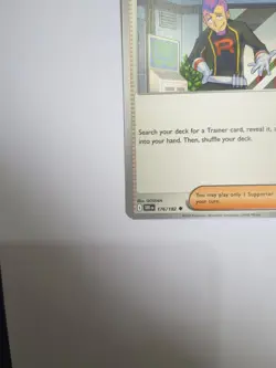 Team Rocket's Petrel 176/182 Pokemon Prize Pack Play Stamp Series 8 Non Holo - Image 4