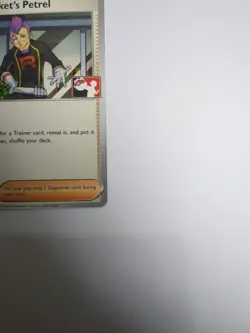 Team Rocket's Petrel 176/182 Pokemon Prize Pack Play Stamp Series 8 Non Holo - Image 5