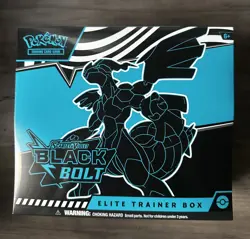 Pokemon Black Bolt Elite Trainer Box ETB NEW/SEALED - Image 1