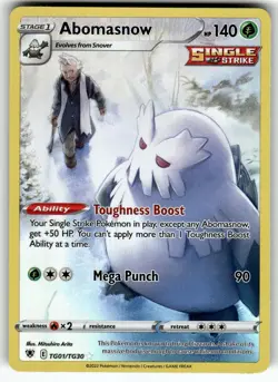 Abomasnow TG01/TG30 Holo Astral Radiance Trainer Gallery Pokemon NM - Image 1