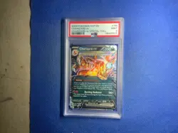 2025 POKEMON SVP EN-SV BLACK STAR PROMO #196 CHARIZARD EX PSA 9 - Image 1
