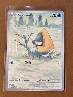 Pokemon TCG Snorunt Illustration Rare Ascended Heroes 227/217 NM/M - Image 1