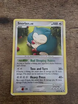 Snorlax Rising Rivals Pokemon TCG 81/111 Platinum Common HP - Image 1