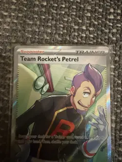 Pokemon TCG Team Rocket’s Petrel Full Art Trainer Destined Rivals 226/182 - Image 2