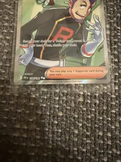 Pokemon TCG Team Rocket’s Petrel Full Art Trainer Destined Rivals 226/182 - Image 3