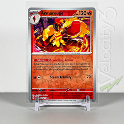 Pokemon TCG Card - Armarouge 44/197 Reverse Holo Uncommon | 2023 Obsidian Flames - Image 1