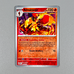 Pokemon TCG Card - Armarouge 44/197 Reverse Holo Uncommon | 2023 Obsidian Flames - Image 2