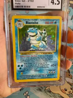Blastoise Pokemon Base Set Holo 1999 Wizards of The Coast (WOTC) 2/102 CGC 4.5 - Image 4