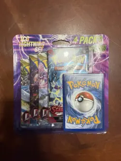 Pokemon TCG Lightning Set. 3- Lost Origin And 1- Scarlett&Violet Booster Packs. - Image 1