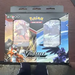 Pokemon TCG: V Battle Deck: Lycanroc vs. Corviknight (290-80957) 820650809576 - Image 1
