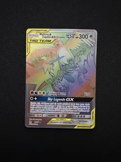 Pokemon TCG Moltres Zapdos Articuno GX Secret Rare Card 69/68 Hidden Fates NM - Image 1
