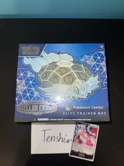 Pokemon TCG Stellar Crown Pokemon Center Exclusive ETB Elite Trainer Box Sealed - Image 1