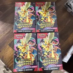 Ascended Heroes Booster Bundle Lot of 4 Sealed Pokemon Center Fresh - Image 1