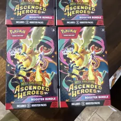 Ascended Heroes Booster Bundle Lot of 4 Sealed Pokemon Center Fresh - Image 3
