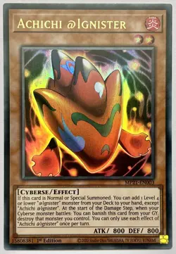 MP21-EN003 Achichi @Ignister - Ultra Rare 1st Edition Near Mint YuGiOh Card - Image 1
