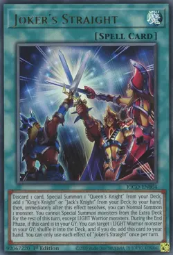 Near Mint Joker's Straight - KICO-EN004 - Ultra Rare - 1st Edition - YuGiOh - Image 1