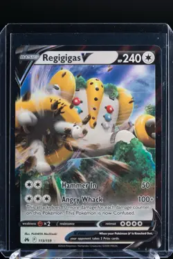 Regigigas V 113/159 Crown Zenith Pokemon Card NM - Image 1