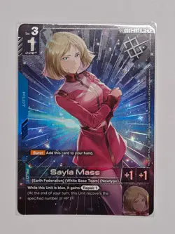 Sayla Mass Alternate Art Winner Foil - GD01-087 R NM - Gundam TCG Card Game ENG - Image 3