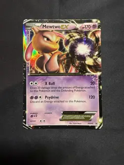 Pokemon Mewtwo EX BW45 Promo TCG Card MP - Image 1