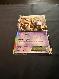Pokemon Mewtwo EX BW45 Promo TCG Card MP - Image 2