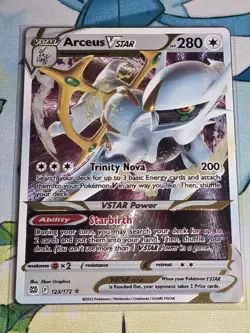 Arceus VSTAR - (Metal Card) 123/172 Miscellaneous Cards & Products Holo - Image 1