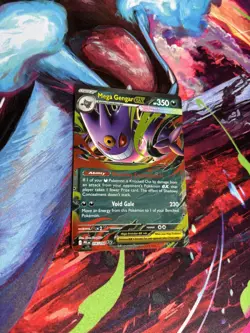 Pokemon TCG Mega Gengar Ex 056/094 Phantasmal Flames - Image 3
