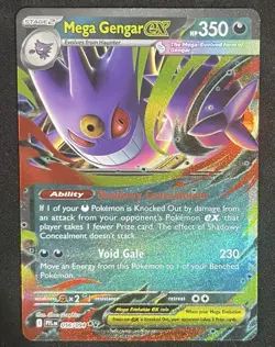 Pokemon TCG - Mega Gengar EX - 056/094 - Phantasmal Flames - NM - Image 1