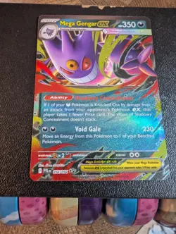 Pokemon TCG Mega Gengar Ex 056/094 Phantasmal Flames - Image 2