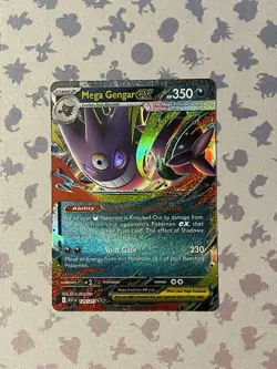 Mega Gengar Ex 056/094 Phantasmal Flames Mint Card Pokemon TCG - Image 1