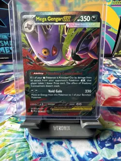 Pokemon - Phantasmal Flames - Mega Gengar ex - 056/094 - Pokemon TCG - NM - Image 1