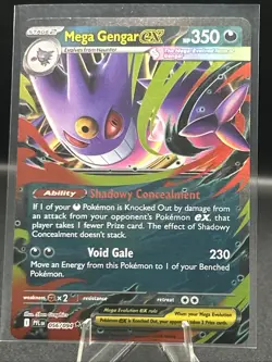 Pokemon TCG Mega Gengar ex 056/094 Me02: Phantasmal Flames NM - Image 1