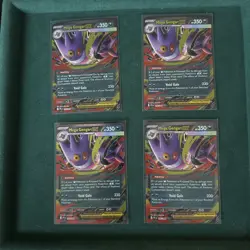 Pokemon TCG Holo Ultra Rare Full Art Mega Gengar Ex 056/094 Lot 4 - Image 1