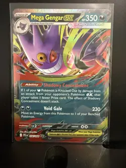 Pokemon TCG Mega Gengar Ex Phantasmal Flames 056/094 Near Mint Condition - Image 1