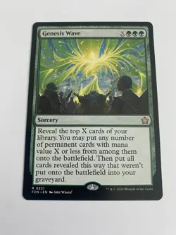 x1 Genesis Wave R MTG Foundations M/NM, English 0221 - Image 1