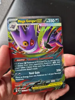 Pokemon TCG Mega Gengar EX 056/094 Phantasmal Flames Double Rare NM - Image 3