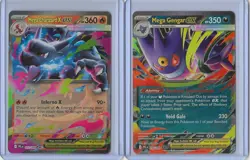Pokemon TCG: Phantasmal Flames Mega Charizard X ex 013/094 & Mega Gengar 056/094 - Image 1