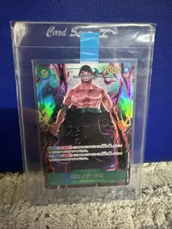 ONE PIECE Card Game Roronoa Zoro Parallel OP06-118 SEC Wings of Captain Japanese - Image 1