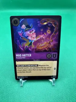 Disney Lorcana TCG Mad Hatter - Eccentric Host 59/204 Azurite Sea Cold Foil - Image 1