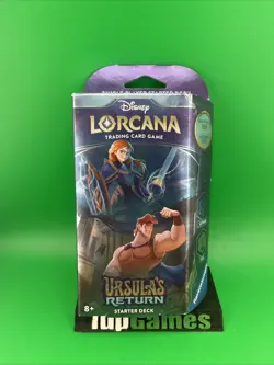 Disney Lorcana TCG: Ursula's Return Sealed Starter Deck - Sapphire & Steel (T42) - Image 1