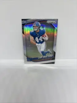 2025 Panini Silver Prizm Cam Skattebo Rookie Card RC #363 New York Giants - Image 1