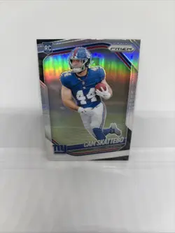 2025 Panini Silver Prizm Cam Skattebo Rookie Card RC #363 New York Giants - Image 2