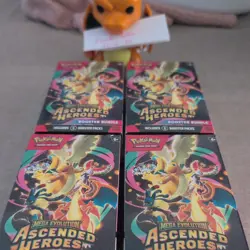 4x Pokemon TCG: Ascended Heroes Booster Bundle New And Sealed IN HAND - Image 2