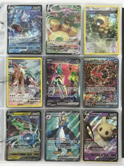 Pokemon Card Collection Binder Lot Holo Rare SIR Promo Cosmic Rayquaza Eevee - Image 1