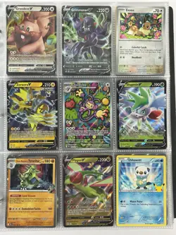 Pokemon Card Collection Binder Lot Holo Rare SIR Promo Cosmic Rayquaza Eevee - Image 3
