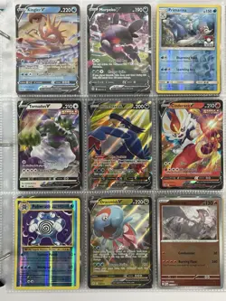 Pokemon Card Collection Binder Lot Holo Rare SIR Promo Cosmic Rayquaza Eevee - Image 5