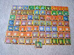 71pc 1999 Pokemon Premier Edition Artbox 3D Flip Cards - Image 2