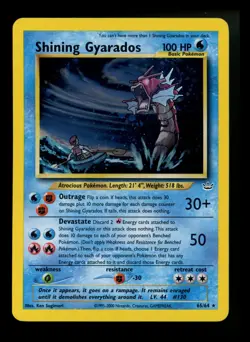 #2 Shining Gyarados 65/64 Neo Revelation 2000 Holo Rare WOTC Pokemon Card TCG - Image 1
