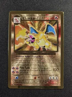 Charizard 4/102 | 25th Anniversary Celebrations UPC | Metal Card Promo | LP - Image 1