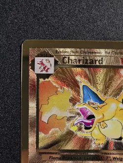Charizard 4/102 | 25th Anniversary Celebrations UPC | Metal Card Promo | LP - Image 2
