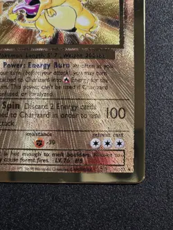 Charizard 4/102 | 25th Anniversary Celebrations UPC | Metal Card Promo | LP - Image 4